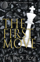 black and white image of black chess pawns laying in water with a white chess king laying on top